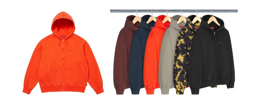 Supreme 2026AW Week1発売予定アイテムまとめ｜ブランド古着買取専門店LIFESmall Box Zip Up Hooded Sweatshirt 30,800円 画像
