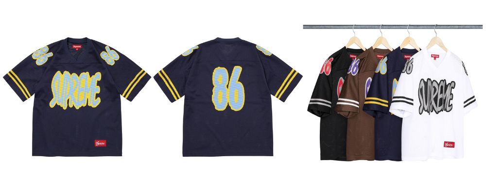 Supreme 2026AW Week1発売予定アイテムまとめ｜ブランド古着買取専門店LIFEReflective Football Jersey 22,000円画像