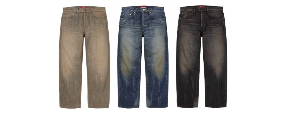 Supreme 2026AW Week1発売予定アイテムまとめ｜ブランド古着買取専門店LIFEDistressed Loose Fit Selvedge Jean 51,700円 画像