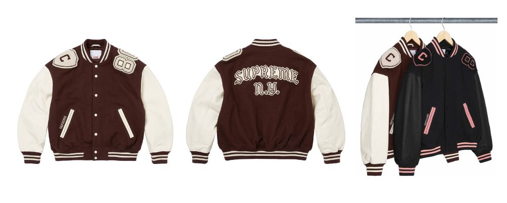 Supreme 2026AW Week1発売予定アイテムまとめ｜ブランド古着買取専門店LIFECaptains Varsity Jacket 103,400円 画像