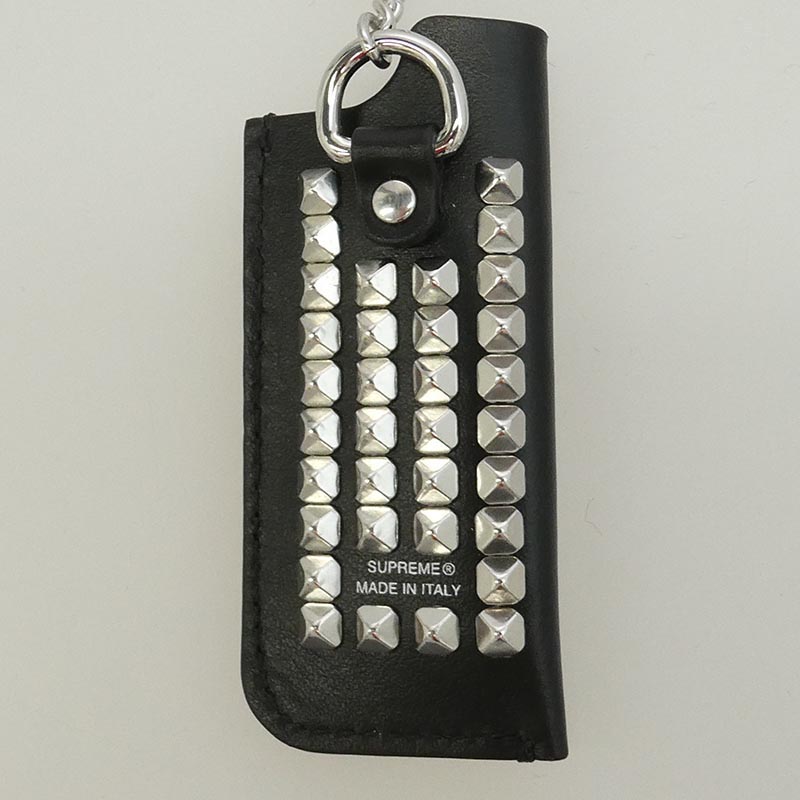 シュプリーム 26SS イタリア製 Studded Leather Lighter Holder スタッズド レザー ライター ホルダー ケース 買取実績 画像