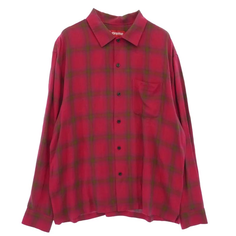 シュプリーム 26SS Shadow Plaid Rayon Shirt 買取実績