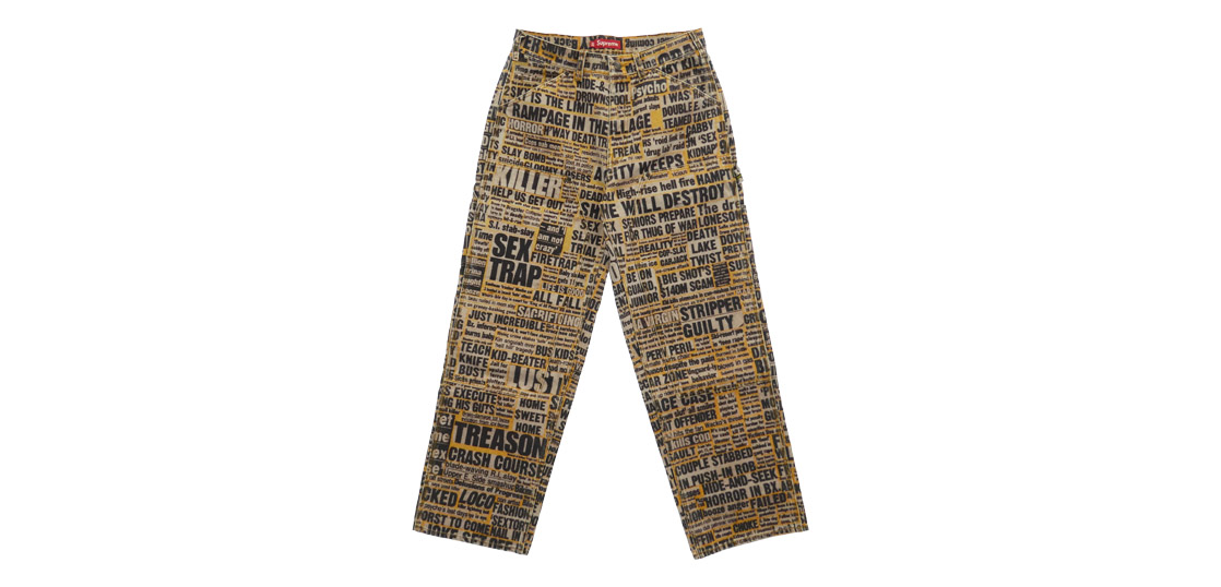 シュプリーム 25AW Dash Snow Double Knee Painter Pant 買取実績
