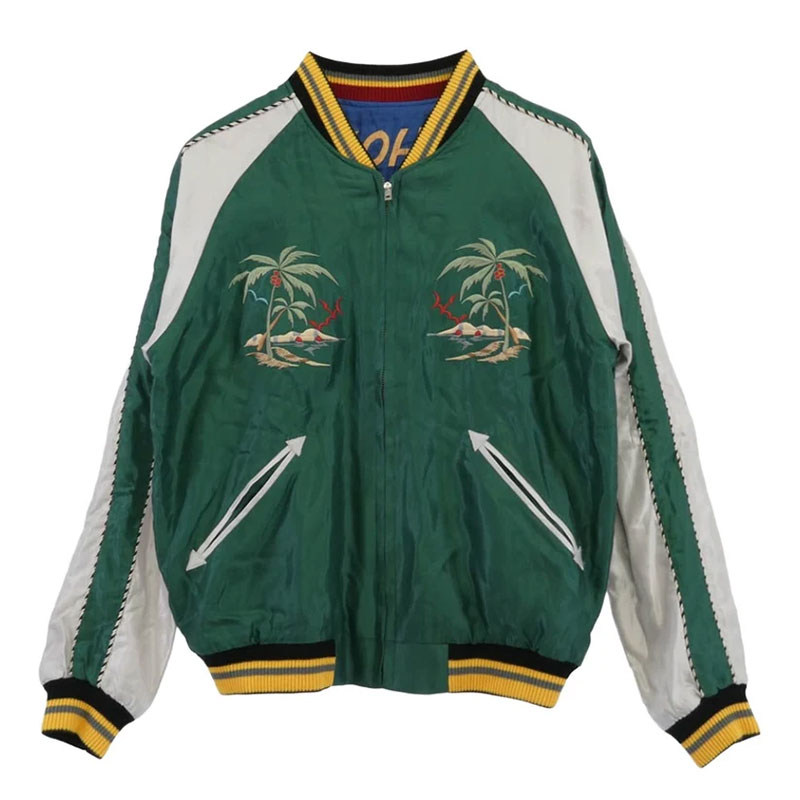 テイラー東洋 TT15466MG-145 MAUNA別注 Late 1950s Style Acetate Souvenir Jacket YOKOHAMA HAWAII スーベニア ジャケット リバーシブル スカジャン ブルゾン 買取実績 画像