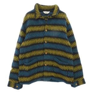 テンダーロイン 14AW T-INDIAN JKT インディアン ネイティブ 総柄 ウール ニット ジャケット 買取実績 画像