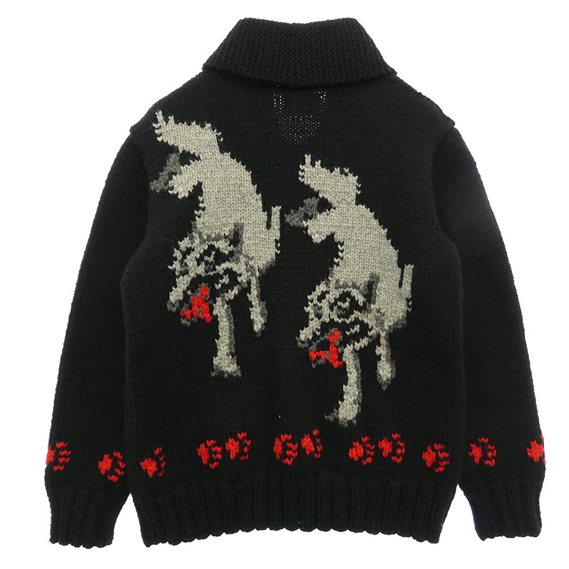 テンダーロイン T-COWICHAN WOLF カウチン ウルフ ニット ジップアップ ジャケット 買取実績 画像