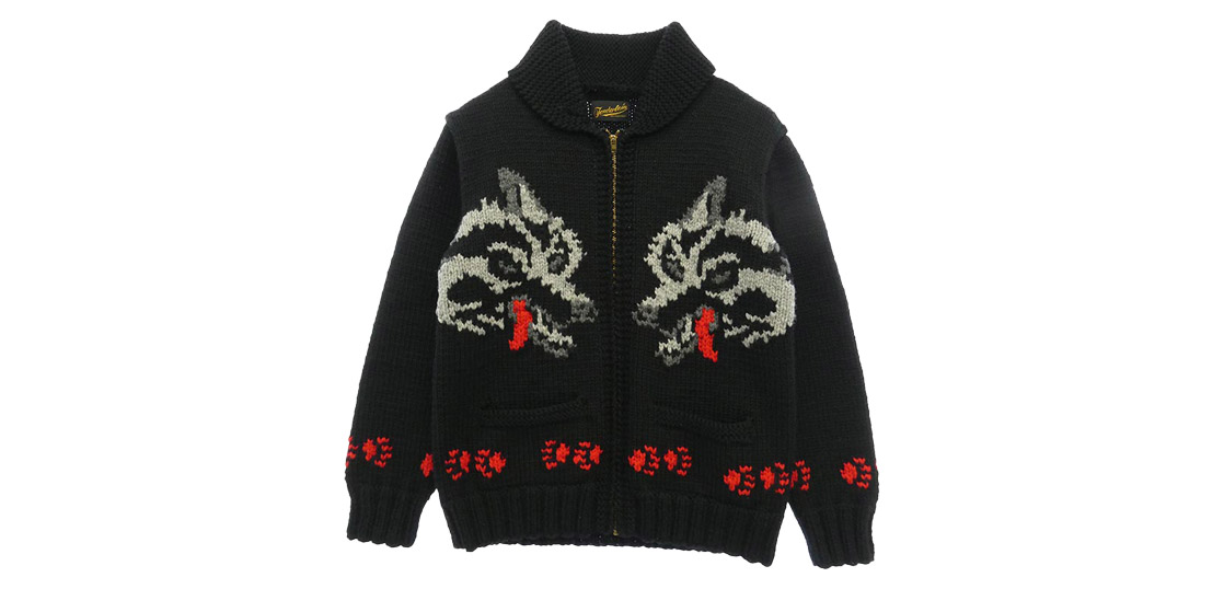 テンダーロイン T-COWICHAN WOLF カウチン ウルフ ニット ジップアップ ジャケット 買取実績