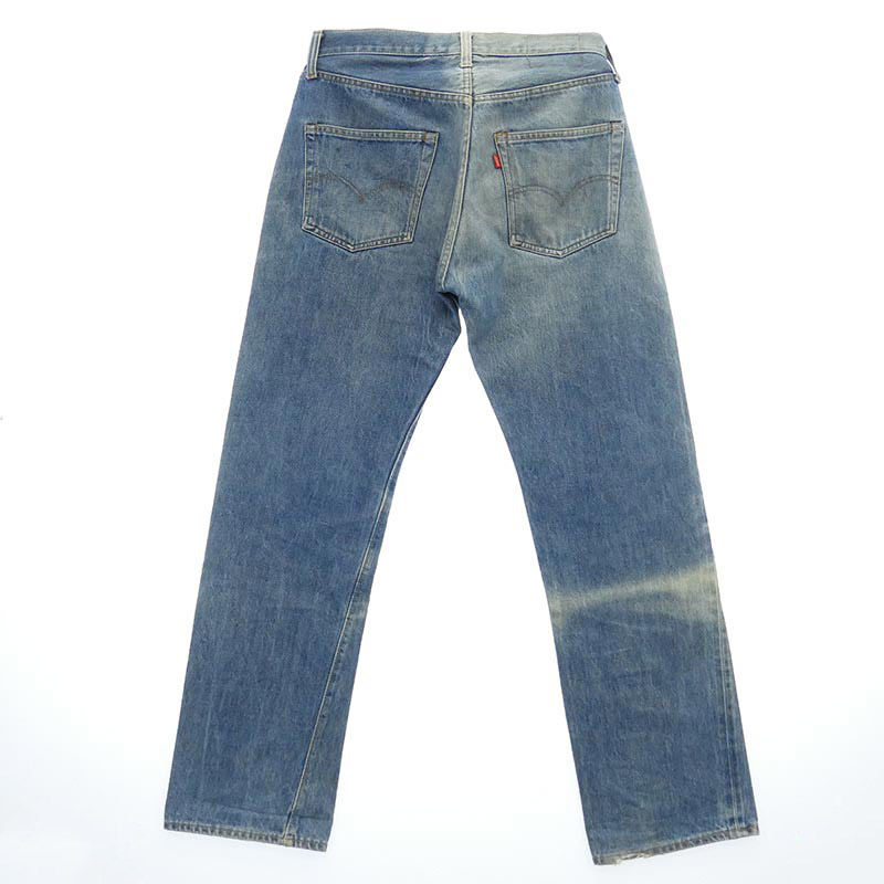 リーバイス VINTAGE ヴィンテージ 70s 1978年製 66後期 501 ボタンフライ セルビッチ デニム パンツ スモールe ボタン裏刻印6 買取実績 画像