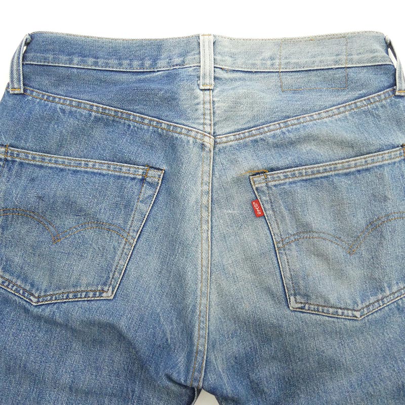 リーバイス VINTAGE ヴィンテージ 70s 1978年製 66後期 501 ボタンフライ セルビッチ デニム パンツ スモールe ボタン裏刻印6 買取実績 画像