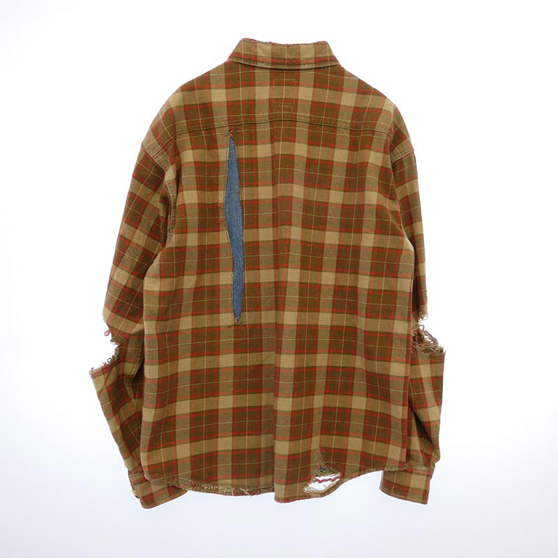 VISVIM 20AW 0120205011011 LUMBER CHECK L/S CRASH クラッシュ ランバー 長袖 チェック シャツ 買取実績 画像