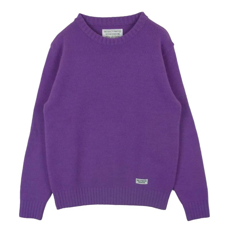 ワコマリア 22SS 22SS-WMK-KN01 CLASSIC CREW NECK SWEATER 買取実績