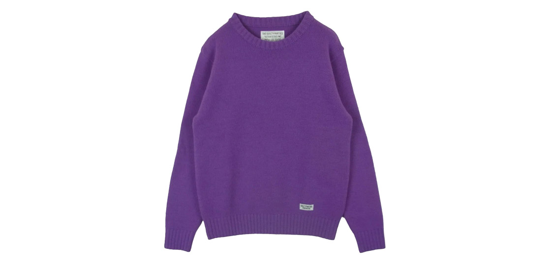 ワコマリア 22SS 22SS-WMK-KN01 CLASSIC CREW NECK SWEATER 買取実績