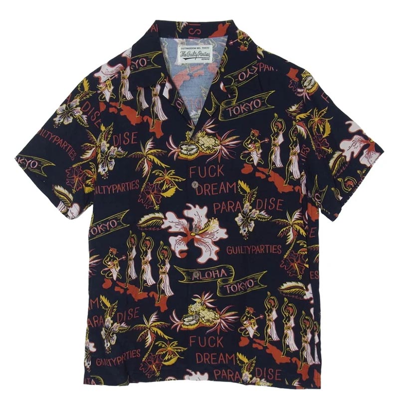 ワコマリア 17SS FUCK DREAM PARADISE ハワイアン オープンカラーシャツ 開襟 半袖 シャツ 買取実績