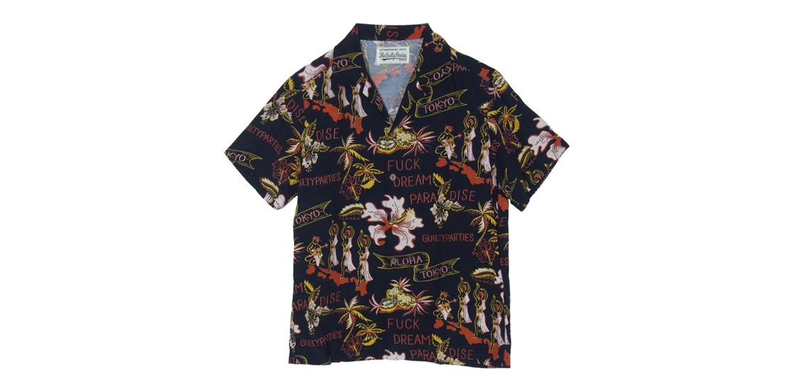 ワコマリア 17SS FUCK DREAM PARADISE ハワイアン オープンカラーシャツ 開襟 半袖 シャツ 買取実績