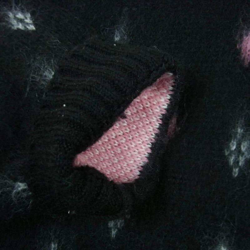 ワコマリア 24AW 24FW-WMK-KN19 DIAMOND HEAVY MOHAIR CREW NECK SWEATER ダイアモンド ヘビーモヘア クルーネック セーター ニット 買取実績 画像