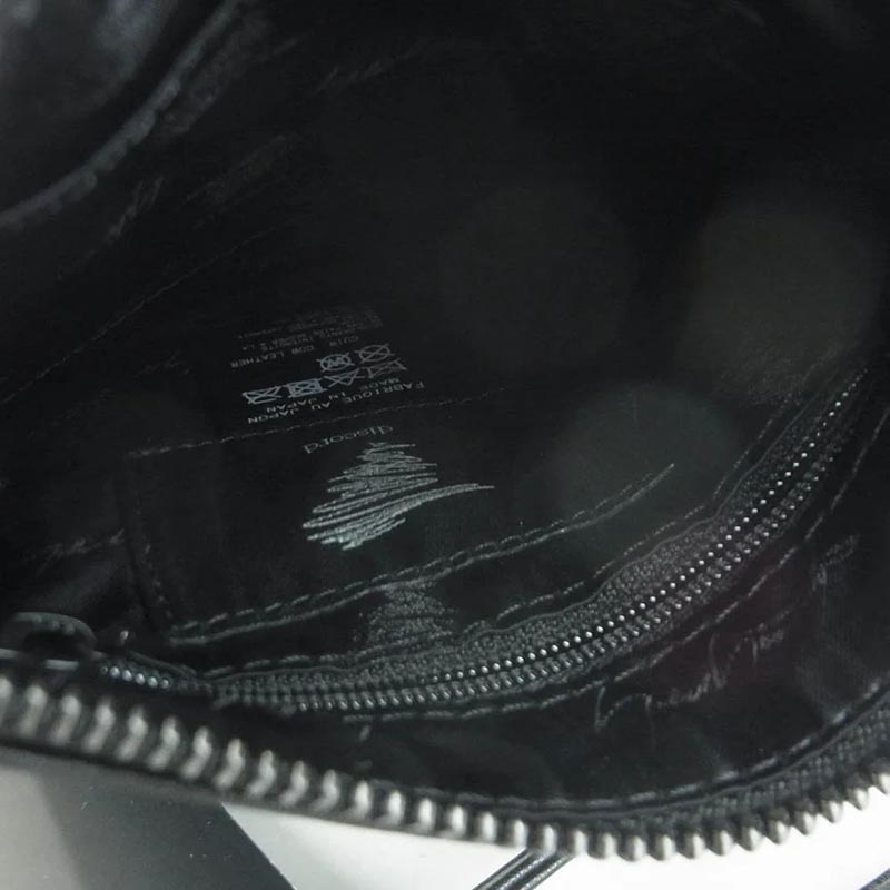 ヨウジヤマモト DA-I97-790-1-02 Signature Pouch Sacoche 牛革 カウレザー シグネチャー ポーチ サコッシュ レザー バッグ 買取実績 画像