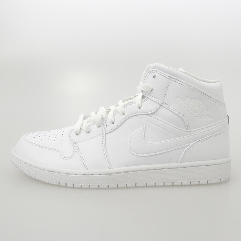 ナイキ エアジョーダン 554724-136 Air Jordan 1 Mid Triple White AJ1  買取実績
