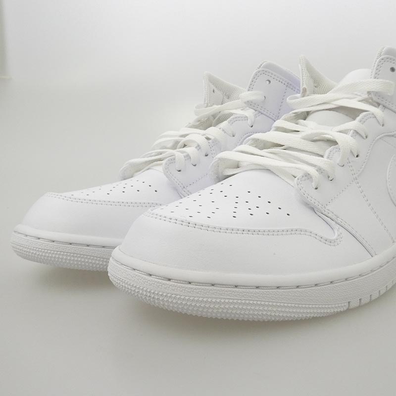 ナイキ 554724-136 Air Jordan 1 Mid Triple White AJ1 エアジョーダン ミッド トリプルホワイト スニーカー 買取実績 画像
