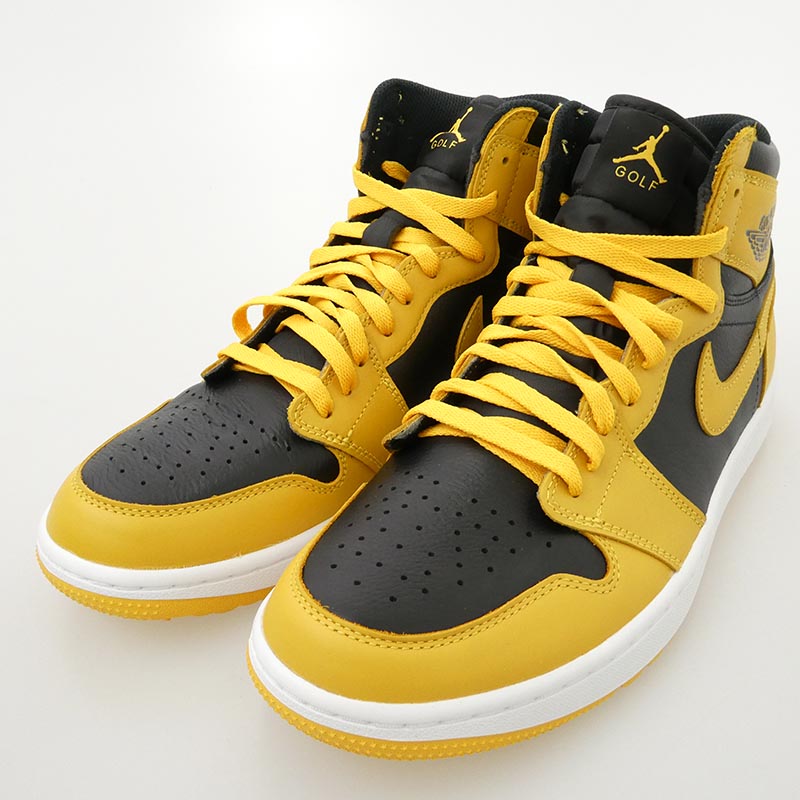 ナイキ DQ0660-700 Air Jordan 1 High Golf Pollen エアジョーダン1 ハイ ゴルフ パラン ハイカット スニーカー 買取実績 画像