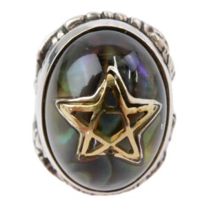 アレックスストリーター 2018 LIMITED ABALON SHELL ANGEL HEART RING HIGHDOME SHADOW STAR INSIDE 18K GOLD 買取実績