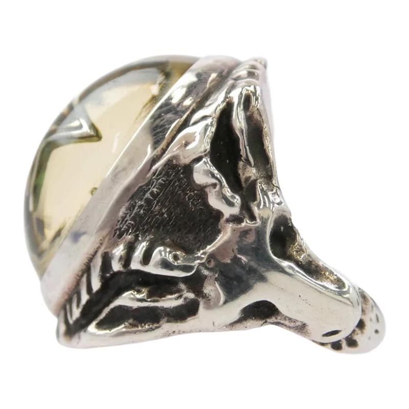 アレックスストリーター 2018 LIMITED ABALON SHELL ANGEL HEART RING HIGHDOME SHADOW STAR INSIDE 18K GOLD アバロンシェル エンジェルハート リング 買取実績 画像