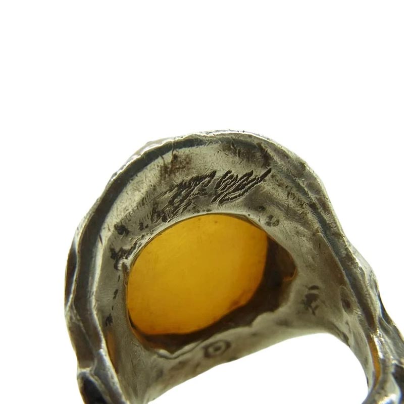 アレックスストリーター ANGEL HEART RING エンジェルハート リング 琥珀色 アンバー 買取実績 画像