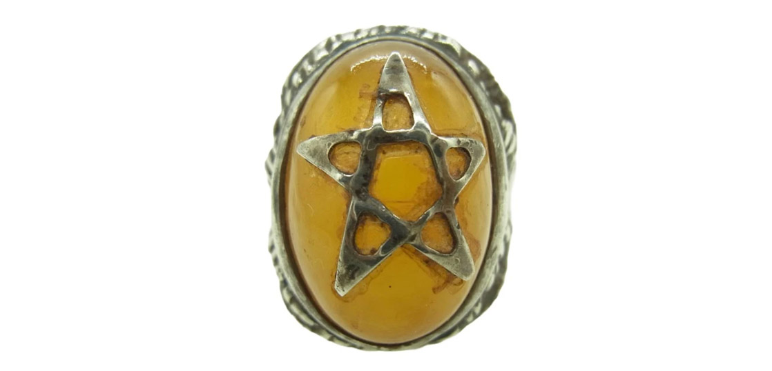 アレックスストリーター ANGEL HEART RING 琥珀色 アンバー 買取実績