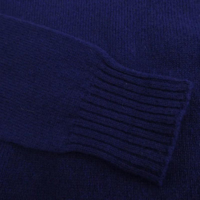 アナトミカ 2PLY SHETLAND REAL SHETLAND WOOL リアル シェットランド ウール ブルー クルーネック ニット 買取実績 画像