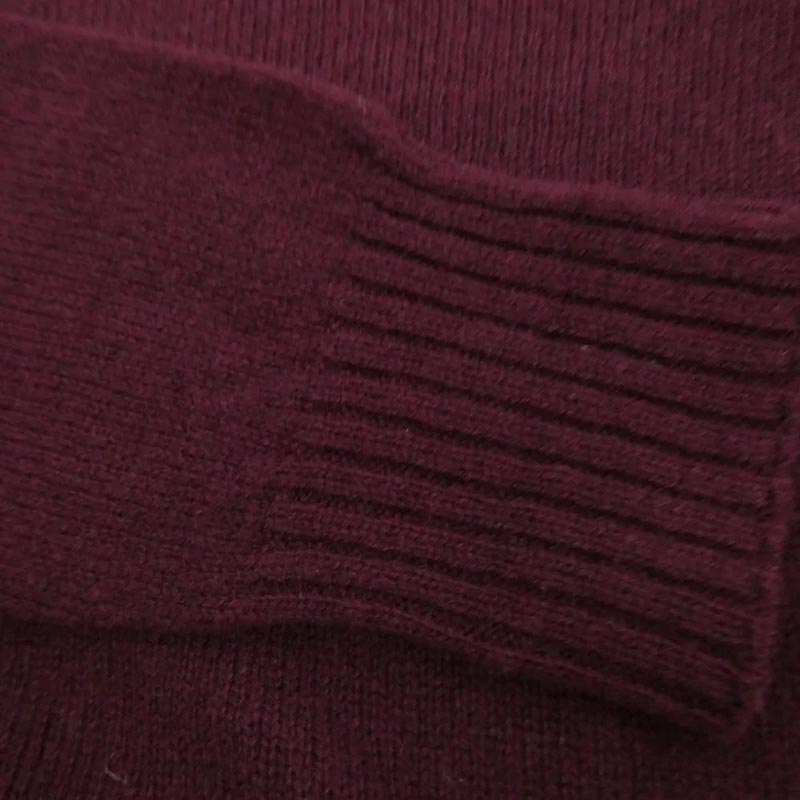 アナトミカ 2PLY SHETLAND REAL SHETLAND WOOL リアル シェットランド ウール ワインレッド クルーネック ニット 買取実績 画像