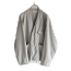 アンセルム SILK SUEDE COLLARLESS JACKET シルク スエード カラーレス ジャケット 画像