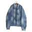 アンセルム DENIM ZIPUP JACKET デニム ジップアップ ジャケット 画像