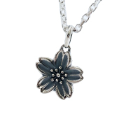 AQUA SILVER アクアシルバー サクラネックレス スターリングシルバー 画像