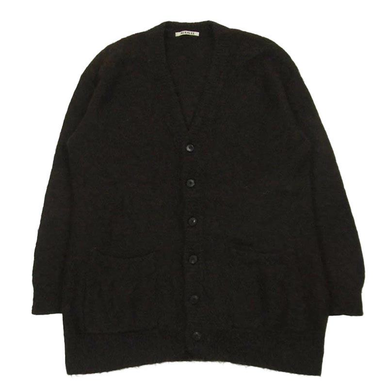 オーラリー 22AW A22AC03KM BRUSHED SUPER KID MOHAIR KNIT LONG CARDIGAN 買取実績