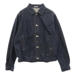 オーラリー 23SS A23SB01SD SELVEDGE LIGHT DENIM BLOUSON デニム ブルゾン ジャケット 買取実績 画像