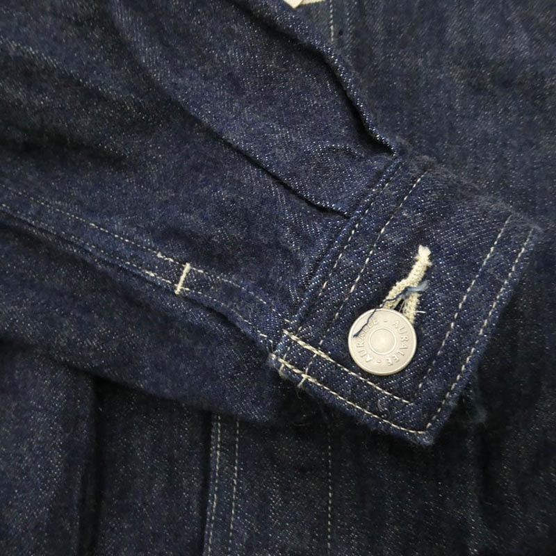 オーラリー 23SS A23SB01SD SELVEDGE LIGHT DENIM BLOUSON デニム ブルゾン ジャケット 買取実績 画像