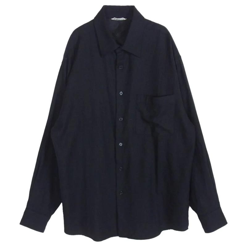 オーラリー A21AS01OS SUPER LIGHT WOOL SHIRTS 買取実績