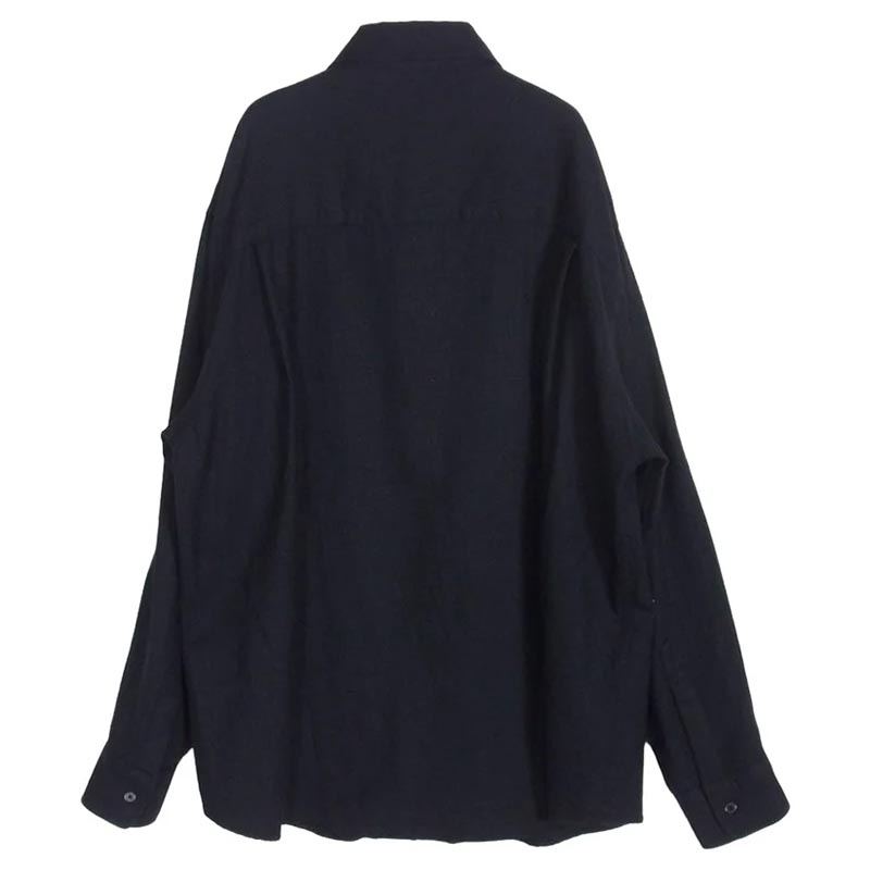 オーラリー A21AS01OS SUPER LIGHT WOOL SHIRTS スーパーライト ウール 長袖 シャツ 買取実績 画像