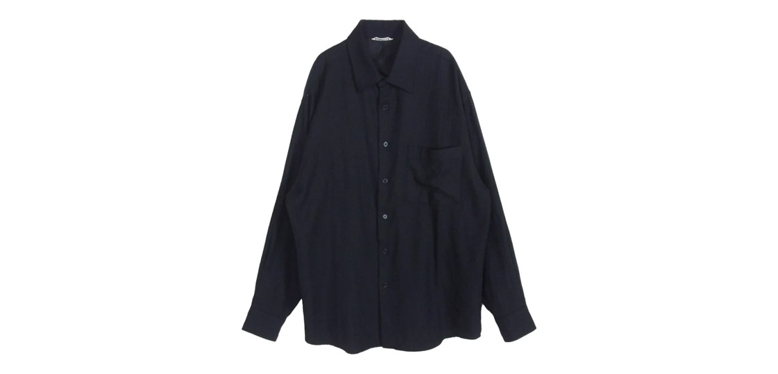 オーラリー A21AS01OS SUPER LIGHT WOOL SHIRTS 買取実績