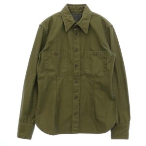 バックラッシュ 1272-04 ミリタリークロス コットン 襟裏 カーフレザー シャツ 買取実績