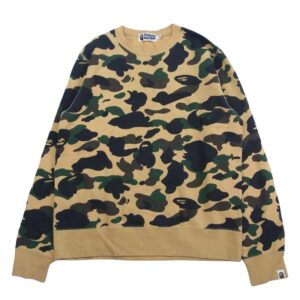 アベイシングエイプ 1ST CAMO ファーストカモ イエローカモ 総柄 クルーネック スウェット 買取実績
