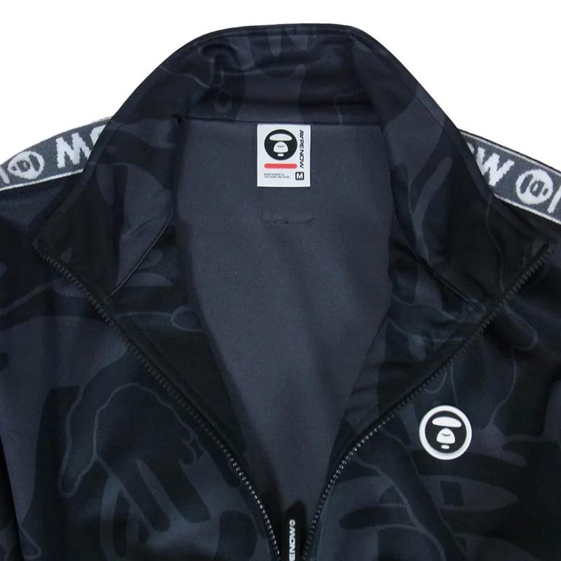 アベイシングエイプ AAPSWMC347XXP AAPE NOW TRACK TOP エーエイプ カモフラージュ ジャガード 迷彩柄 ジャージ トラック ジャケット 買取実績 画像