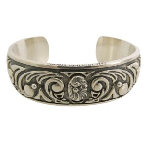 アベイシングエイプ BLACK STUD BRACELET シルバー925 バングル 買取実績