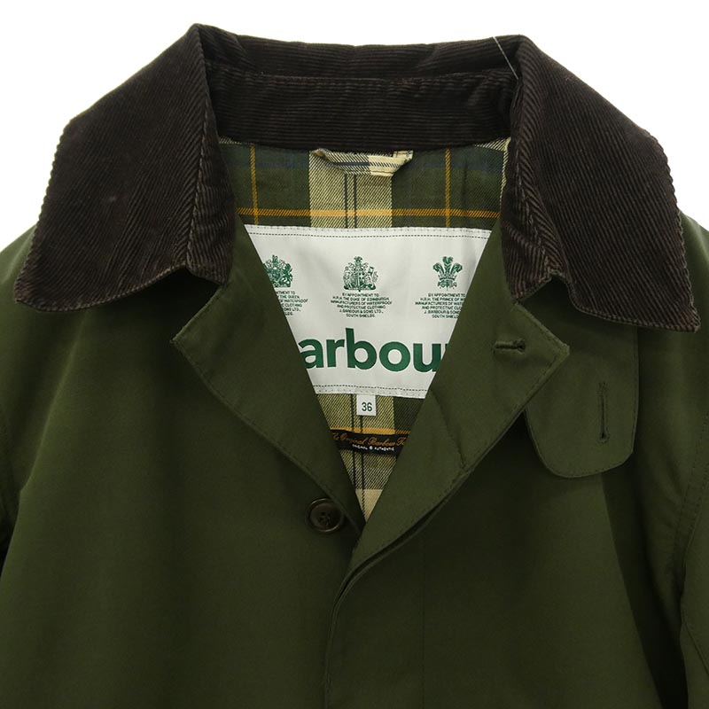 バブアー 1902195 SINGLE BREASTED COAT シングル ブレステッド ロング コート 買取実績 画像