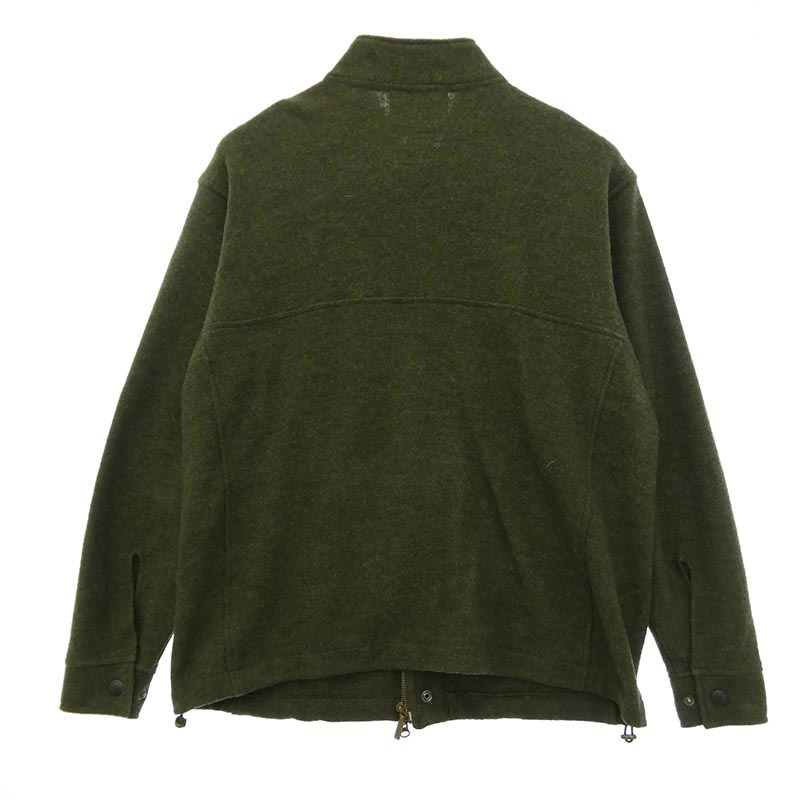 バブアー 8368 FELTED WOOL JKT ハイネック ウール ジップアップ スナップボタン ブルゾン ジャケット 買取実績 画像