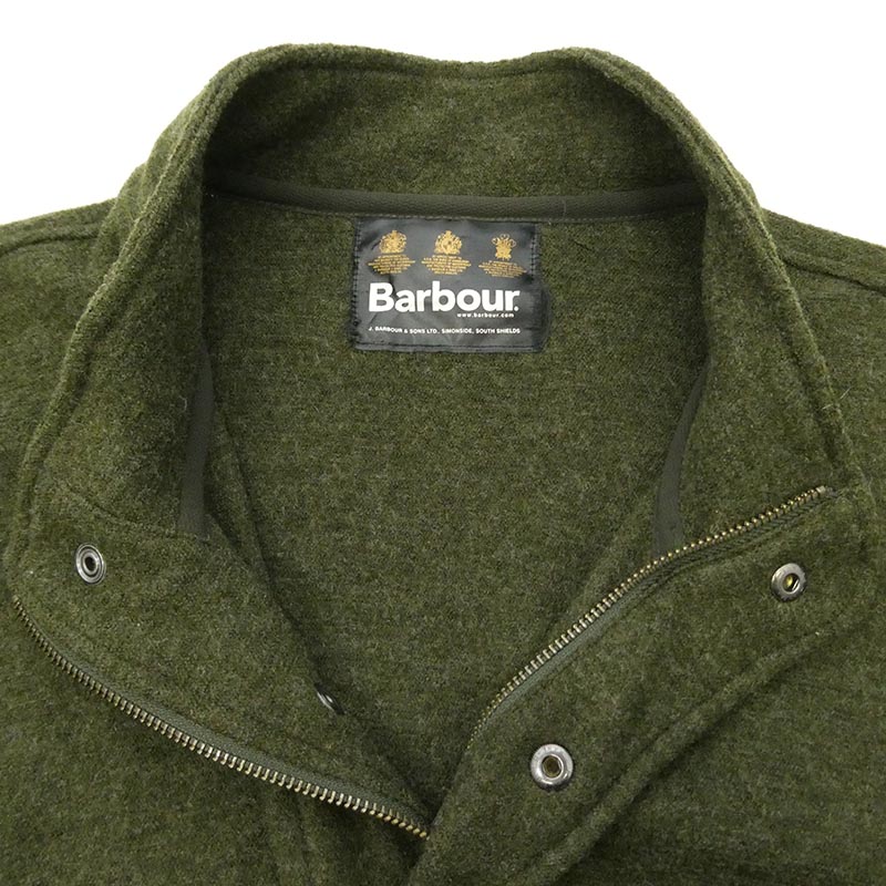 バブアー 8368 FELTED WOOL JKT ハイネック ウール ジップアップ スナップボタン ブルゾン ジャケット 買取実績 画像