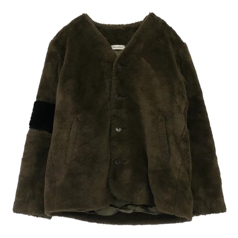 ブラックアイパッチ バックロゴ ノーカラー ボア フリース ジャケット 買取実績