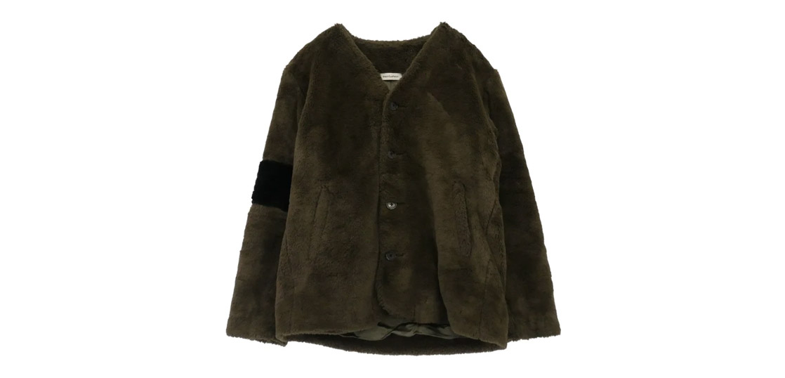 ブラックアイパッチ バックロゴ ノーカラー ボア フリース ジャケット 買取実績