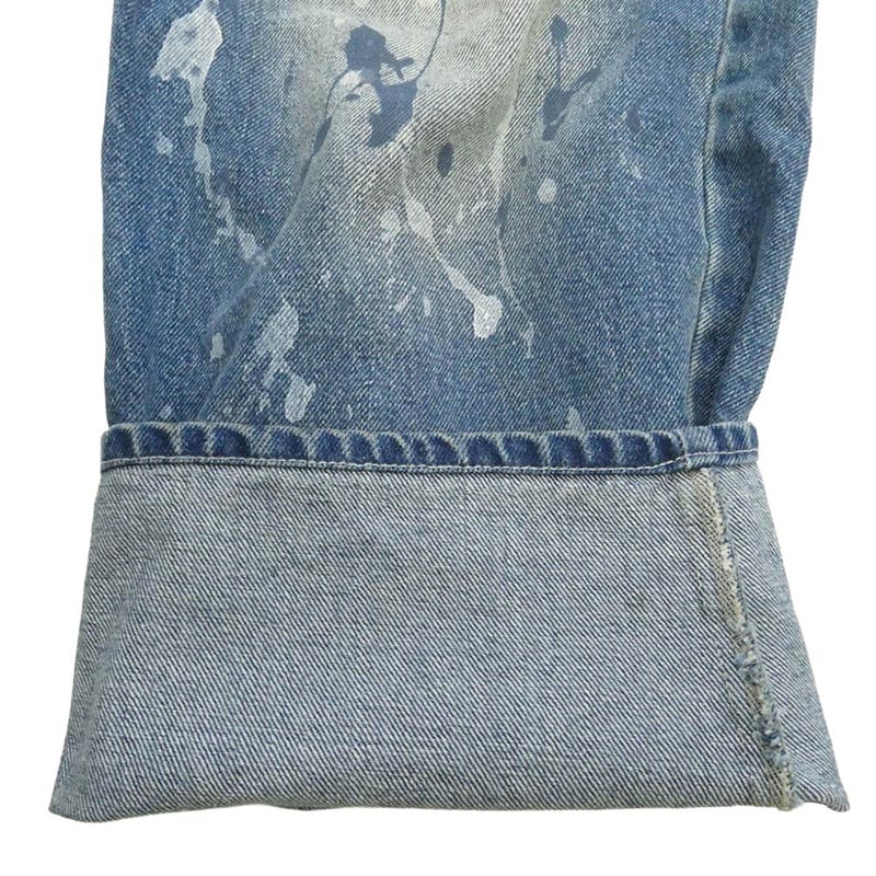ブラックアイパッチ BEEZ-EYE-P SPLATTERED EXTRA BAGGY JEANS バギー ペイント 加工 デニム パンツ 買取実績 画像