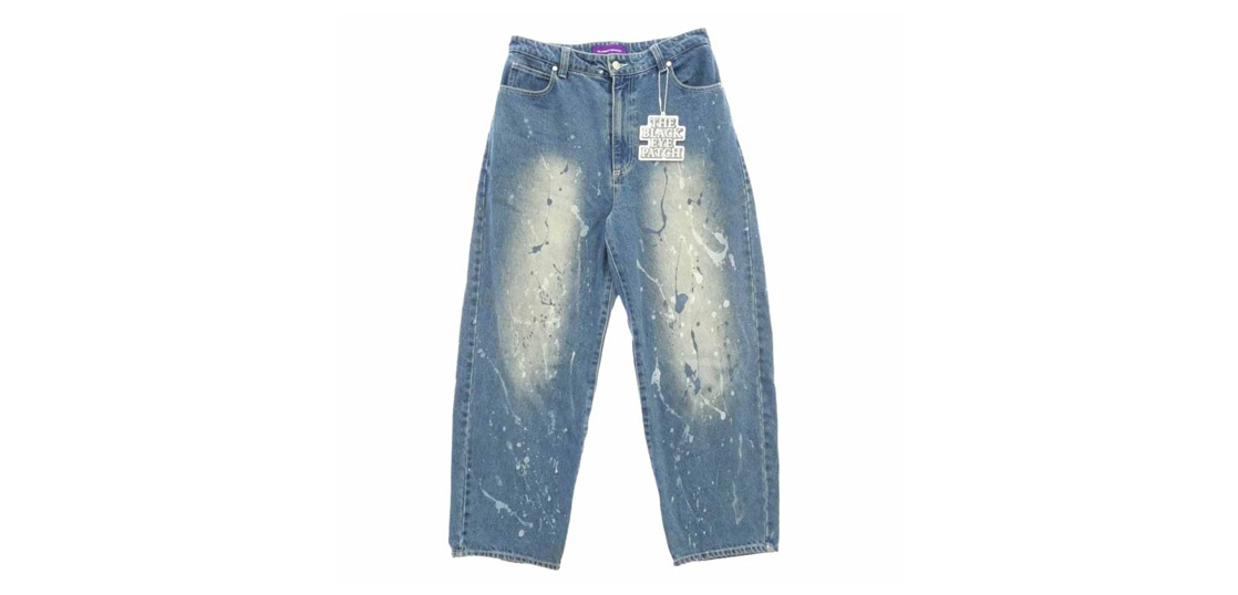 ブラックアイパッチ BEEZ-EYE-P SPLATTERED EXTRA BAGGY JEANS 買取実績