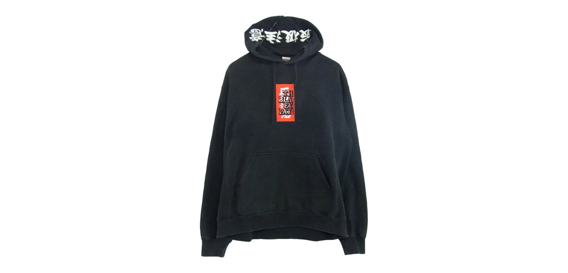 ブラックアイパッチ 取扱注意 刺繍 LABEL HOODIE SWEATSHIRT 買取実績